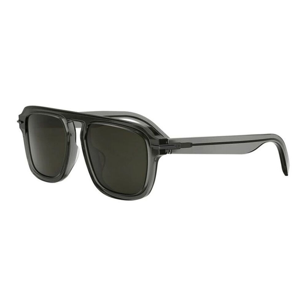 Dior Sunglasses Square Full Rim, Grey Frame and Green Lens DIORBLACKSUITS15F45C0